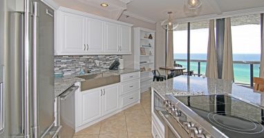 All high-end appliances, new cabinets &amp; granite.