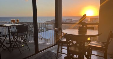 Enjoy the sunset on your private balcony 