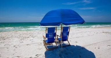 Free Beach Service - 1 Umbrella &amp; 2 Chairs