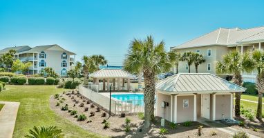 This is your balcony view! Gulf and pool views!