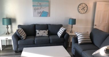Living room with Queen Sleeper