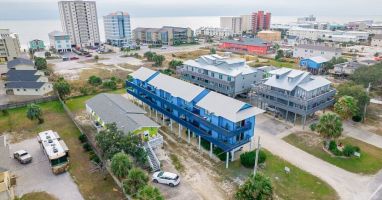 Beach ariel view