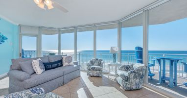 Floor-to-ceiling panoramic windows create an immersive fifth floor view