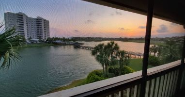 View from deck