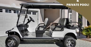 Golf cart, private pool &amp; pet friendly!