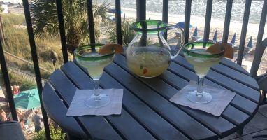 Cocktails on Balcony