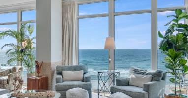 Elegant Coastal Living Space