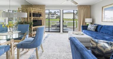 Family Room with view of golf course