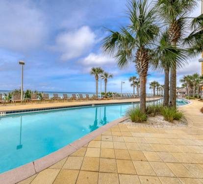 One of two Gulf Front Pools