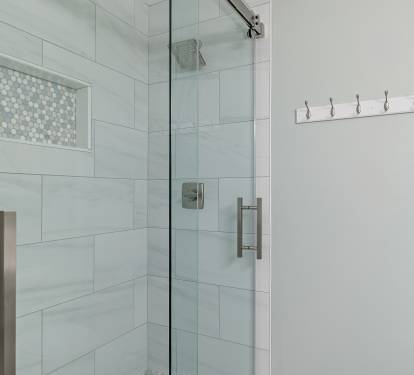 Large Walk In Shower in 2nd Master Bedroom