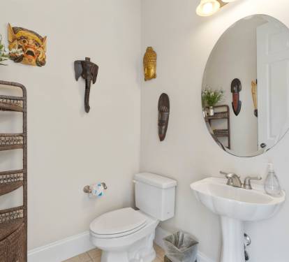 Half Bath Off Kitchen