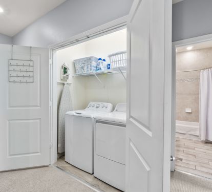 Full sized washer and dryer