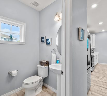 1/2 Bath on main living level
