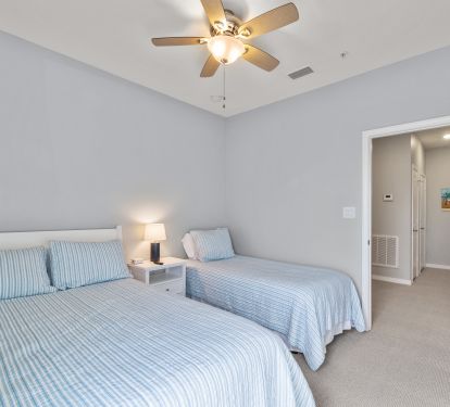 Guest Bedroom with full and twin beds