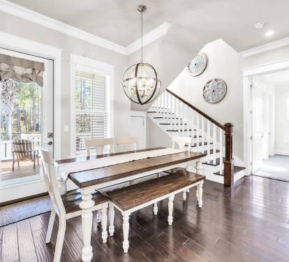 Dining room for your special family dinners.