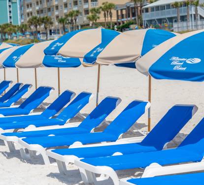 Free beach service for 2 from March 1 - Oct 20