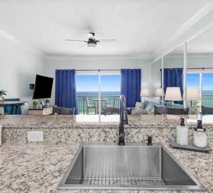 Can you imagine making drinks or doing dishes with this special view ?