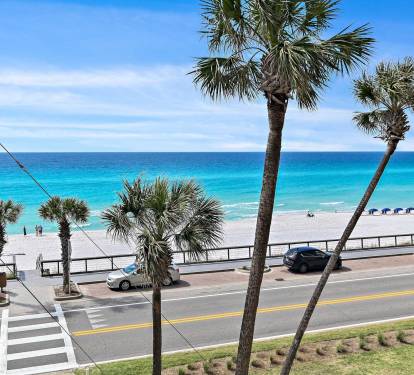 Gulf views from your private balcony-unbeatable location