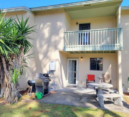 Back of Townhome