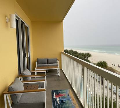 Gulf and Pool views from balcony