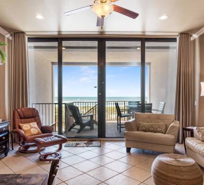 Gulf Views From Living Room