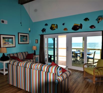 another view of the living room and views
