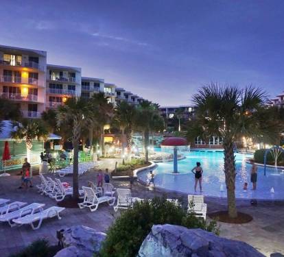 Pool hours are from 8am-10pm! You’re kids will have plenty of swim time! 