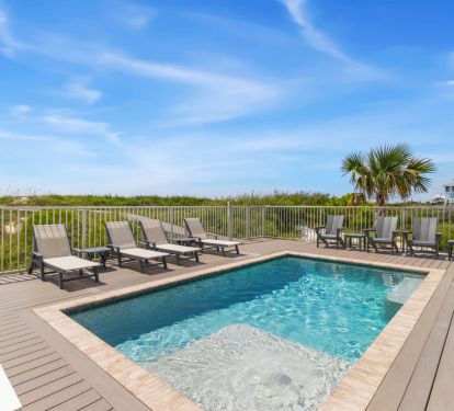 Exterior Pool deck and boardwalk
