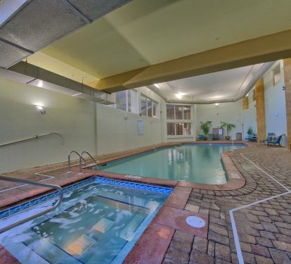 Indoor pool and hot tub! 
