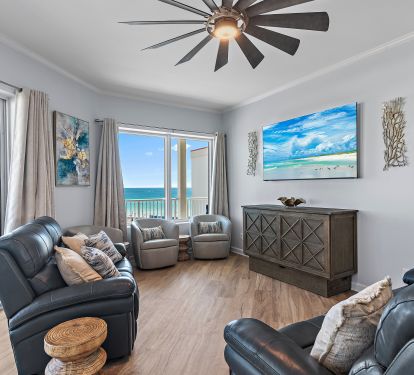 Living room alternate angle showing natural light and decor