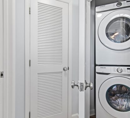 - Laundry closet