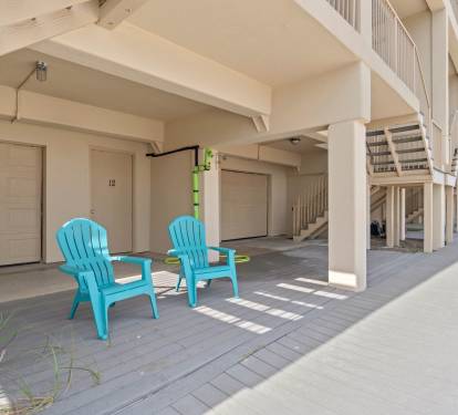 Seating Area Behind Garage