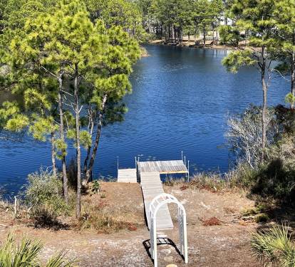 Private Dock over lake in backyard! Great for fishing or launching kayak/SUPs!