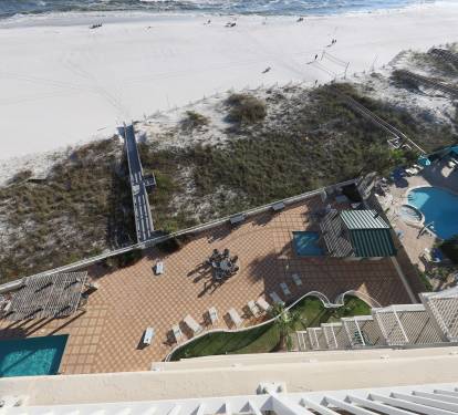 Kiddie Pool from Balcony