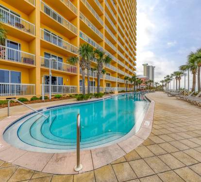 One of two Gulf Front Pools