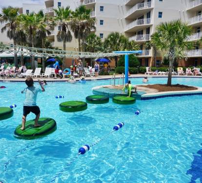 The popular lily pads; just one of the exciting things Waterscape has to offer!