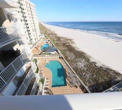 Outdoor Pool from Balcony