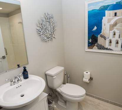 SECOND FULL BATH AT CONDO ENTRANCE