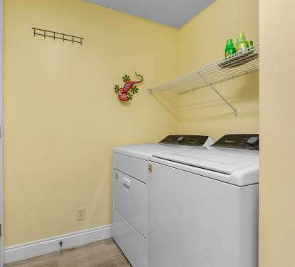 Full size washer and dryer