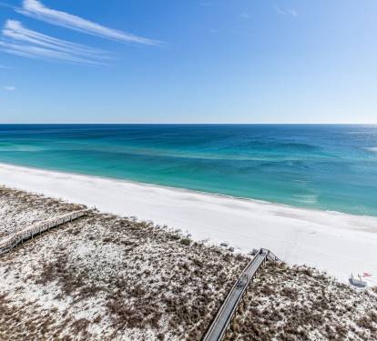 Look at the gorgeous Gulf of Mexico view!