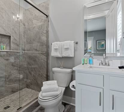 Bathroom in 2 Queen Room