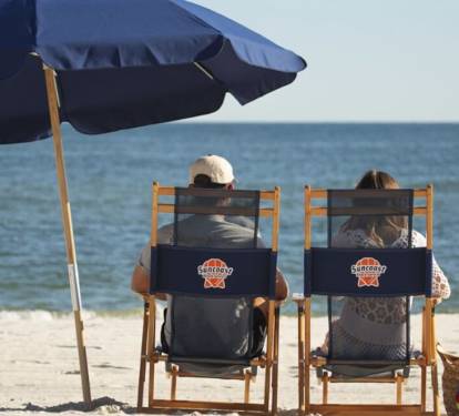 Beach Chair Service included with Condo Rental 3/1 through 10/31 each year