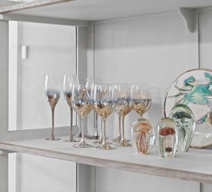 beautifully stocked with the entertainer in mind