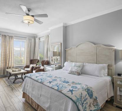 Peaceful Primary Suite - Perfect for catching up on rest after sunny days on the Emerald Coast.