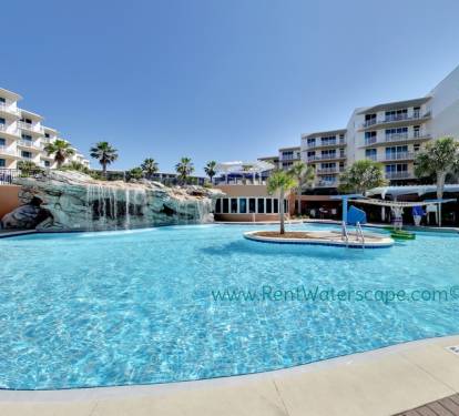 Pool with Waterfall