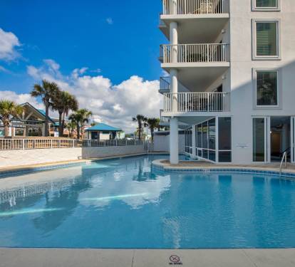 Outdoor pool that connects to the indoor pool.  Seasonally heated.