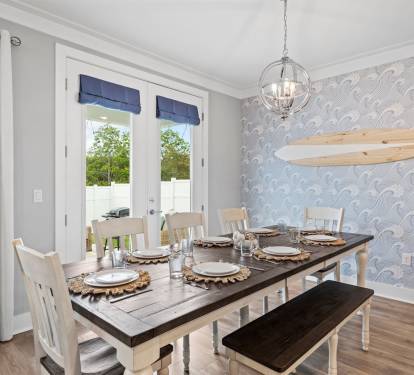 [Dining area]