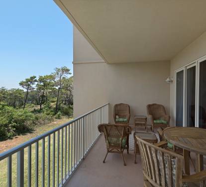 Balcony with Plenty of Seating for Relaxing and Enjoying Meals