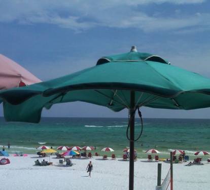 View from the porch at Pompano Joe's Restaurant! Beach bites with a view!