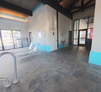 Restrooms in Indoor Pool